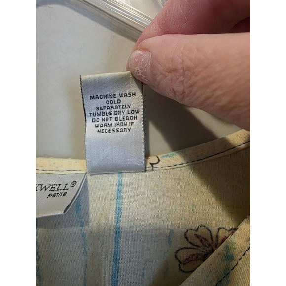 Anna Maxwell Womens Sz 18/20 Floral Short Sleeve Beachy vacation Coastal Lounge - Picture 3 of 7